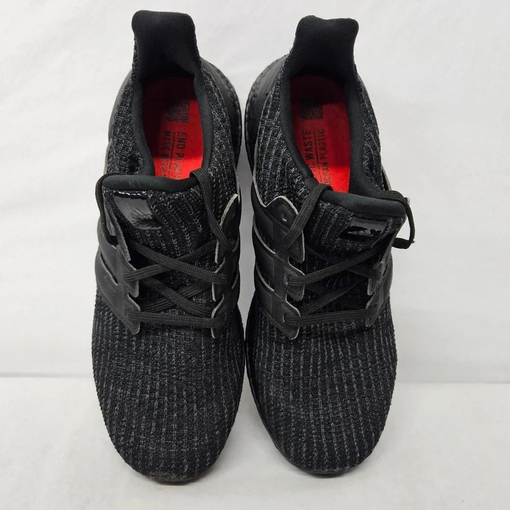 Adidas Ultraboost‎ 4.0 DNA Running Shoes H02590 Black Active Red Womens Size 8.5